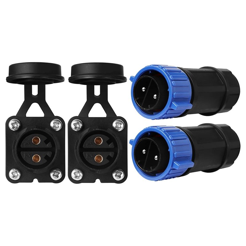 Fishing Boat Trolling Motor - マリンボート用DC電源コネクター 12V/24V 36V/48V トローリングモータープラグ 2個パック ダウンリガー/フィッシングリール用