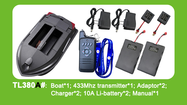 工場直販 スカイウルフ TL380 380E デュアルハル  - Fishing Boat Gps のレビューと価格
