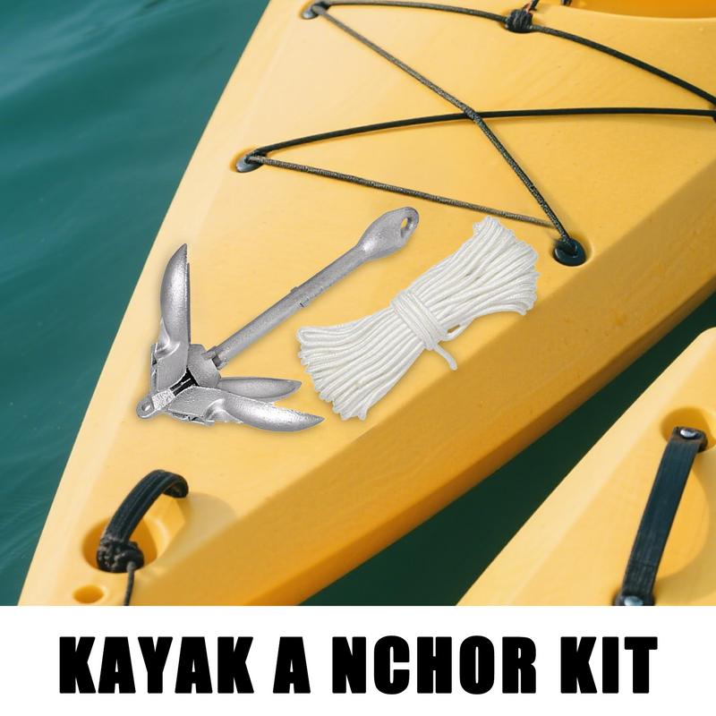 カヌーアンカーコンパクトカヤックアンカーシステム折りたたみ高 - Fishing Boat Anchor のレビューと価格